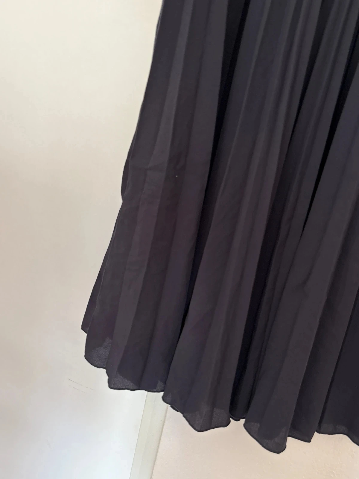 Navy blue pleated skirt H&M size XS – photo 2